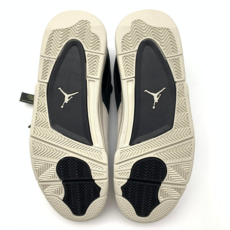 【中古美品】【メンズ】 NIKE ナイキ FQ7939-001 AIR JORDAN 4 RM "BLACK DARK GREY LIGHT BONE" スニーカー 靴 160-260601-st-04-otoh カラー：ブラック/ライトボーン 万代Net店