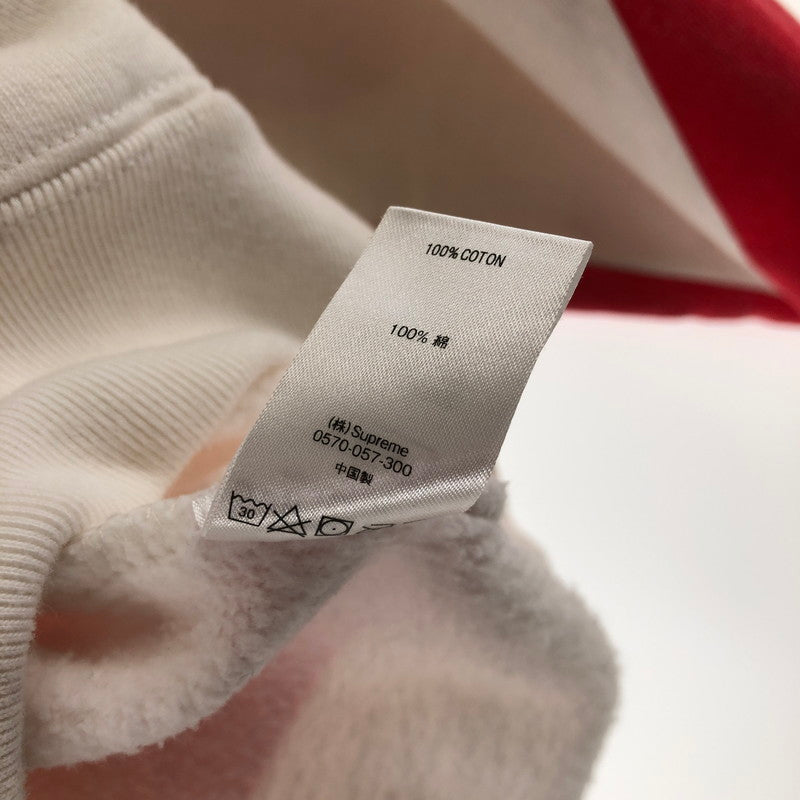 【中古品】【メンズ】 SUPREME シュプリーム Big Logo Hooded Sweatshirt スウェットパーカー フード付きスウェット 149-260511-sy-02-otoh サイズ：S カラー：ホワイト系 万代Net店
