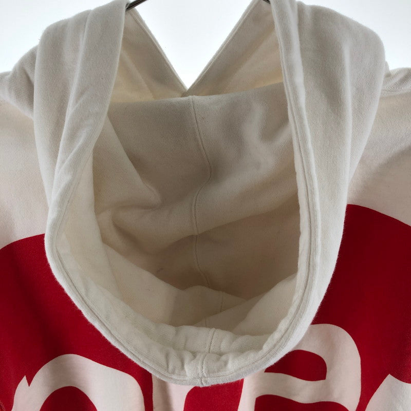 【中古品】【メンズ】 SUPREME シュプリーム Big Logo Hooded Sweatshirt スウェットパーカー フード付きスウェット 149-260511-sy-02-otoh サイズ：S カラー：ホワイト系 万代Net店