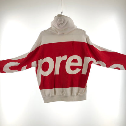 【中古品】【メンズ】 SUPREME シュプリーム Big Logo Hooded Sweatshirt スウェットパーカー フード付きスウェット 149-260511-sy-02-otoh サイズ：S カラー：ホワイト系 万代Net店