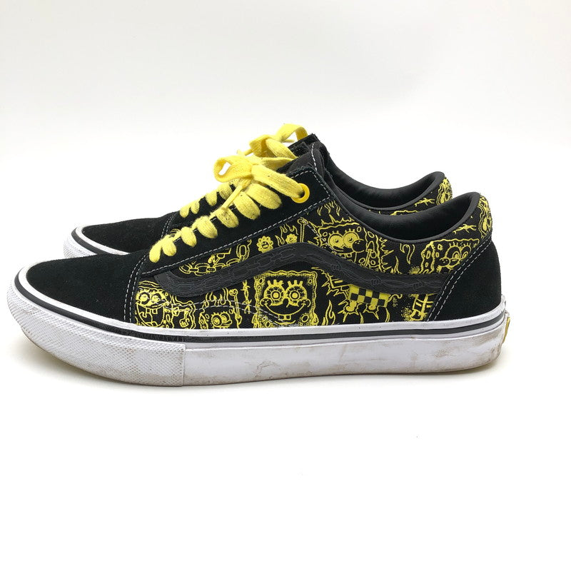【中古品】【メンズ】 VANS 500714 バンズ マイク・ギグロッティ × スポンジ・ボブ × バンズ スケート オールドスクール スニーカー 靴 162-260708-sm-02-otoh カラー：ブラック　イエロー 万代Net店