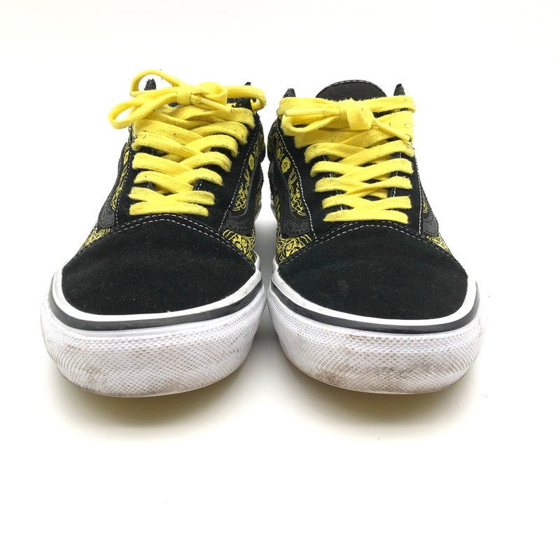 【中古品】【メンズ】 VANS 500714 バンズ マイク・ギグロッティ × スポンジ・ボブ × バンズ スケート オールドスクール スニーカー 靴 162-260708-sm-02-otoh カラー：ブラック　イエロー 万代Net店