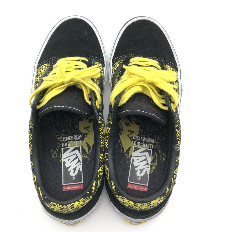 【中古品】【メンズ】 VANS 500714 バンズ マイク・ギグロッティ × スポンジ・ボブ × バンズ スケート オールドスクール スニーカー 靴 162-260708-sm-02-otoh カラー：ブラック　イエロー 万代Net店