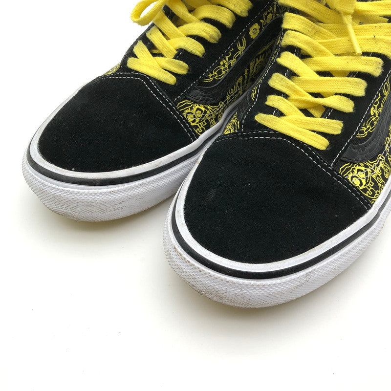 【中古品】【メンズ】 VANS 500714 バンズ マイク・ギグロッティ × スポンジ・ボブ × バンズ スケート オールドスクール スニーカー 靴 162-260708-sm-02-otoh カラー：ブラック　イエロー 万代Net店