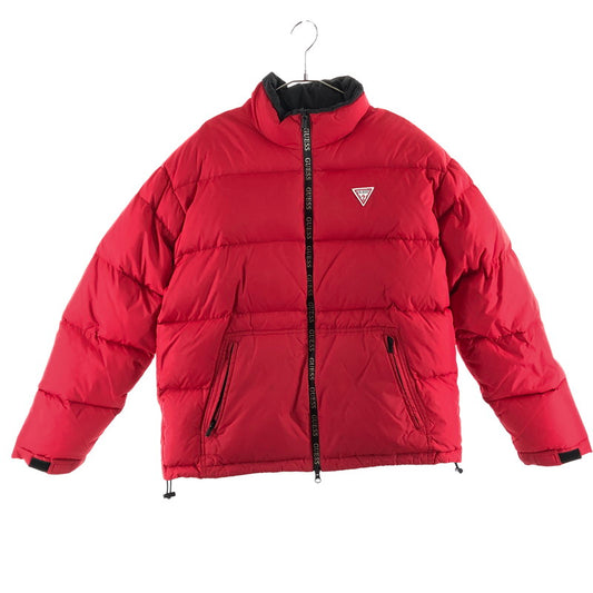 【中古品】【メンズ】 GUESS ゲス パファージャケット ダウンジャケット 防寒アウター 141-260512-sy-05-otoh サイズ：M カラー：レッド系 万代Net店