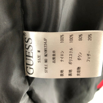 【中古品】【メンズ】 GUESS ゲス パファージャケット ダウンジャケット 防寒アウター 141-260512-sy-05-otoh サイズ：M カラー：レッド系 万代Net店