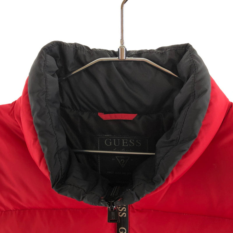 【中古品】【メンズ】 GUESS ゲス パファージャケット ダウンジャケット 防寒アウター 141-260512-sy-05-otoh サイズ：M カラー：レッド系 万代Net店