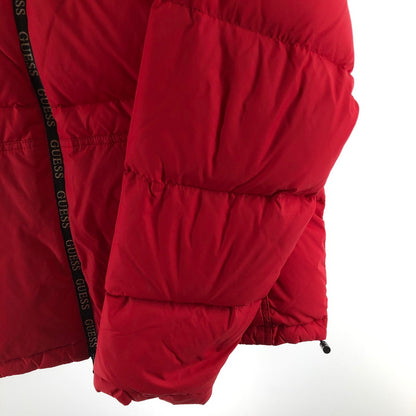 【中古品】【メンズ】 GUESS ゲス パファージャケット ダウンジャケット 防寒アウター 141-260512-sy-05-otoh サイズ：M カラー：レッド系 万代Net店
