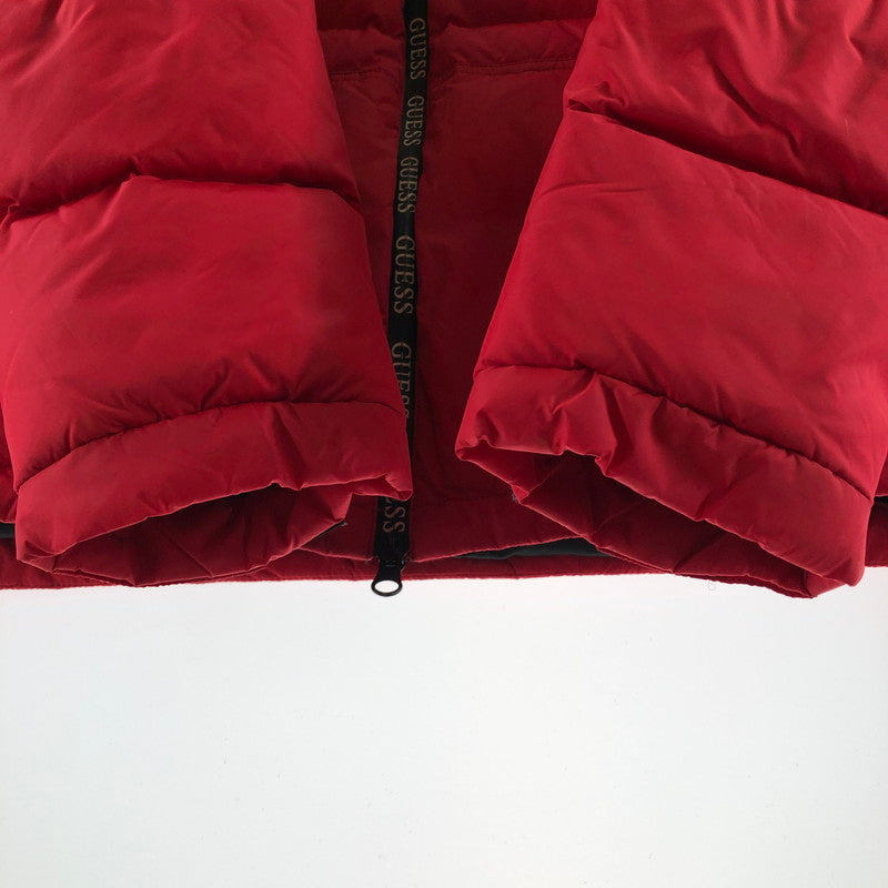【中古品】【メンズ】 GUESS ゲス パファージャケット ダウンジャケット 防寒アウター 141-260512-sy-05-otoh サイズ：M カラー：レッド系 万代Net店