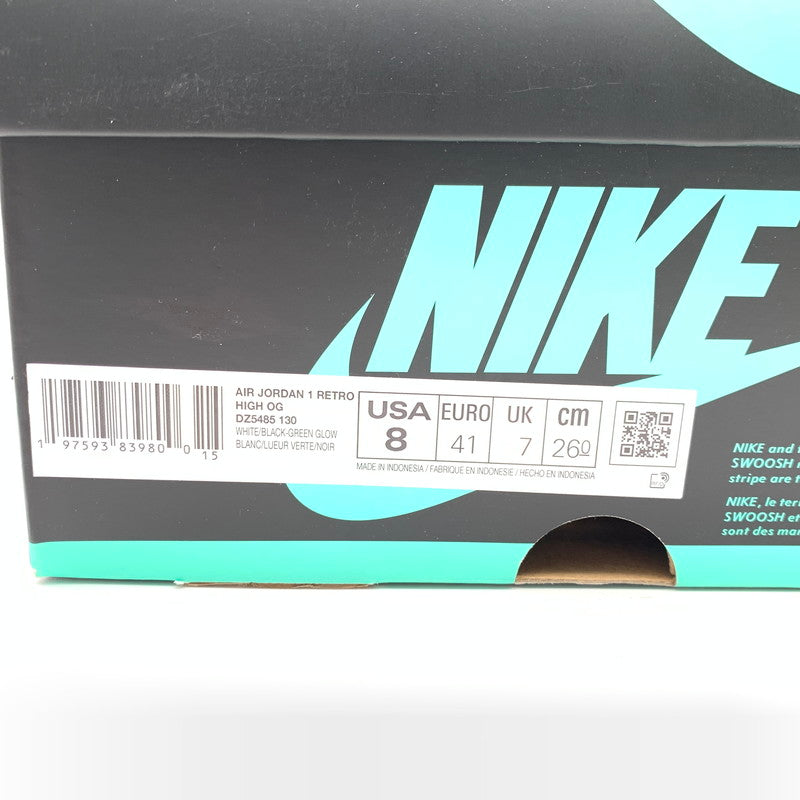 【中古美品】【メンズ】 NIKE ナイキ DZ5485-130 AIR JORDAN 1 HIGH OG "GREEN GLOW" スニーカー 靴 160-260502-ts-03-otoh カラー：ホワイト / グリーングロー/ブラック 万代Net店