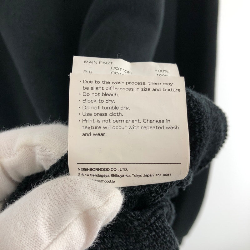 【中古品】【メンズ】 NEIGHBORHOOD 232UWNH-CSM02 SWEAT SHIRT ネイバーフッド スウェット 142-260324-ts-02-otoh サイズ：XL カラー：ブラック 万代Net店
