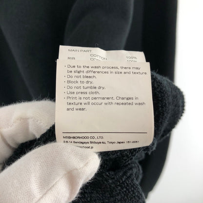 【中古品】【メンズ】 NEIGHBORHOOD 232UWNH-CSM02 SWEAT SHIRT ネイバーフッド スウェット 142-260324-ts-02-otoh サイズ：XL カラー：ブラック 万代Net店