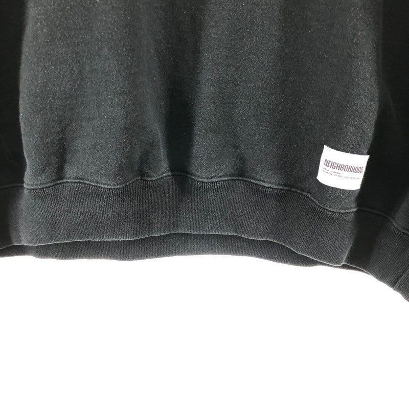 【中古品】【メンズ】 NEIGHBORHOOD 232UWNH-CSM02 SWEAT SHIRT ネイバーフッド スウェット 142-260324-ts-02-otoh サイズ：XL カラー：ブラック 万代Net店