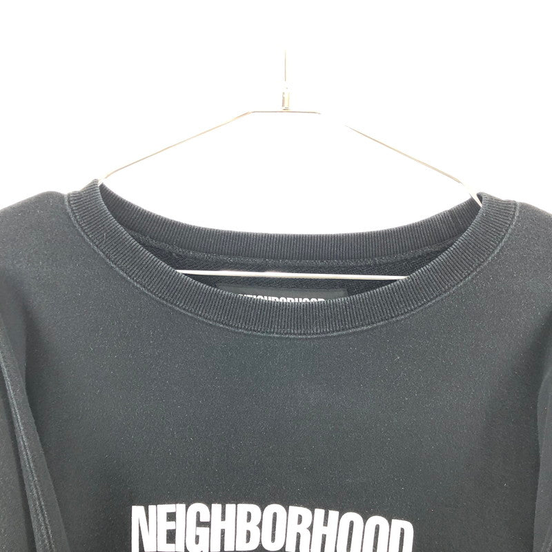 【中古品】【メンズ】 NEIGHBORHOOD 232UWNH-CSM02 SWEAT SHIRT ネイバーフッド スウェット 142-260324-ts-02-otoh サイズ：XL カラー：ブラック 万代Net店