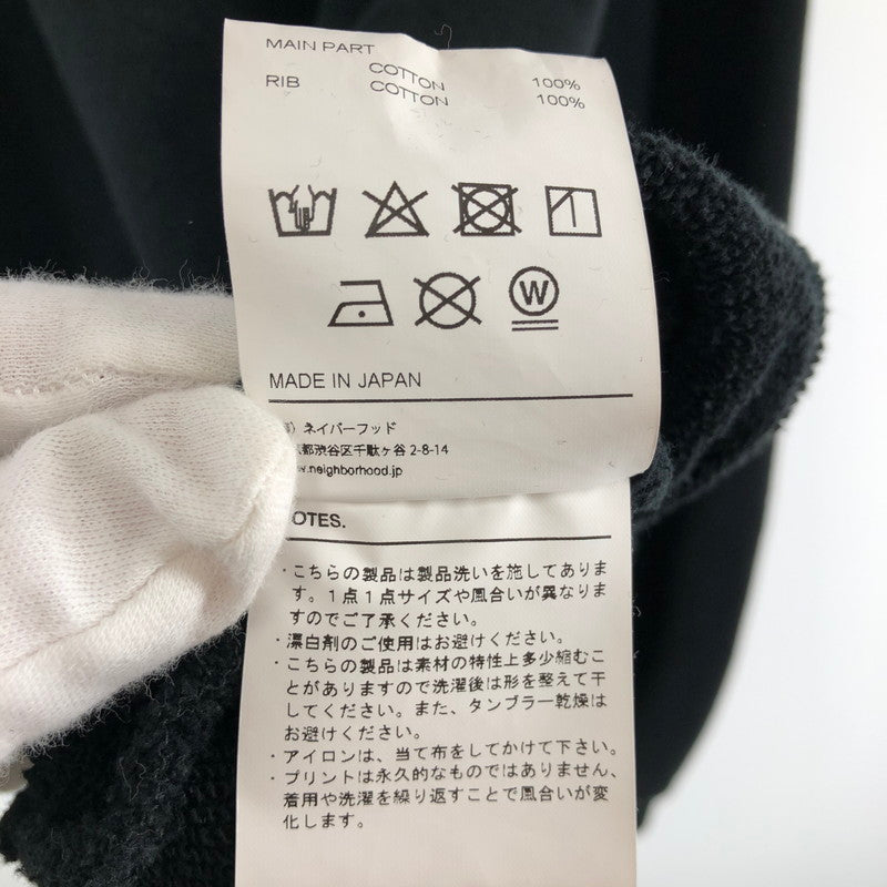 【中古品】【メンズ】 NEIGHBORHOOD 232UWNH-CSM02 SWEAT SHIRT ネイバーフッド スウェット 142-260324-ts-02-otoh サイズ：XL カラー：ブラック 万代Net店
