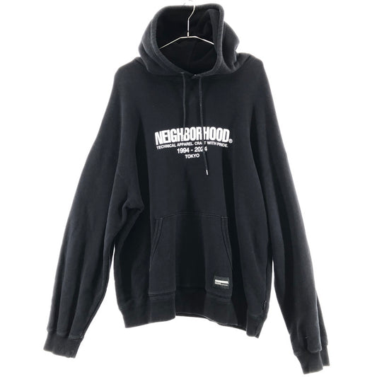 【中古品】【メンズ】 NEIGHBORHOOD ネイバーフッド NEIGHBORHOOD 241FPNH-CSM04 24SS CLASSIC LS SWEAT PARKA 142-250402-rn-5-oto サイズ：X-LARGE REGULAR カラー：ブラック　黒 万代Net店