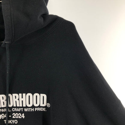 【中古品】【メンズ】 NEIGHBORHOOD ネイバーフッド NEIGHBORHOOD 241FPNH-CSM04 24SS CLASSIC LS SWEAT PARKA 142-250402-rn-5-oto サイズ：X-LARGE REGULAR カラー：ブラック　黒 万代Net店