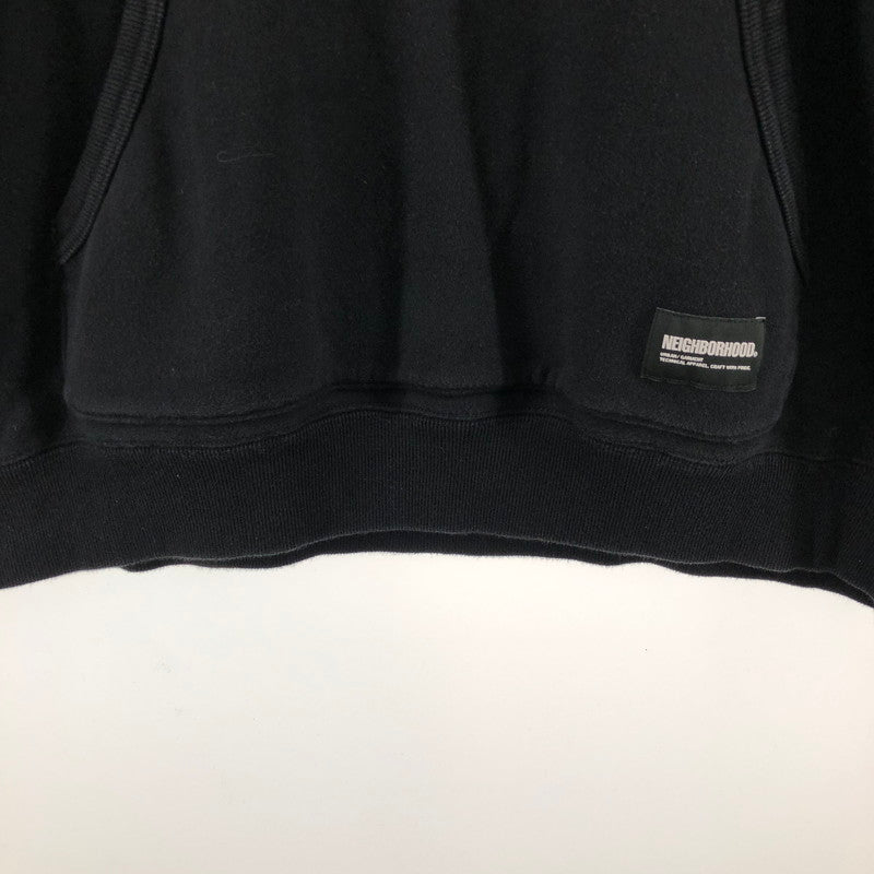 【中古品】【メンズ】 NEIGHBORHOOD ネイバーフッド NEIGHBORHOOD 241FPNH-CSM04 24SS CLASSIC LS SWEAT PARKA 142-250402-rn-5-oto サイズ：X-LARGE REGULAR カラー：ブラック　黒 万代Net店