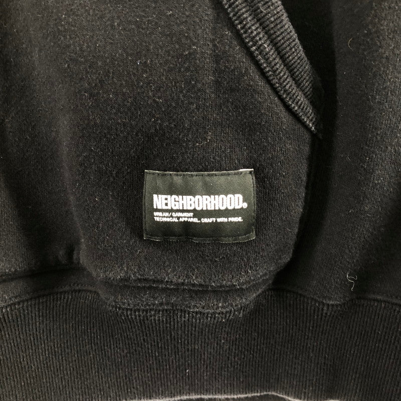 【中古品】【メンズ】 NEIGHBORHOOD ネイバーフッド NEIGHBORHOOD 241FPNH-CSM04 24SS CLASSIC LS SWEAT PARKA 142-250402-rn-5-oto サイズ：X-LARGE REGULAR カラー：ブラック　黒 万代Net店