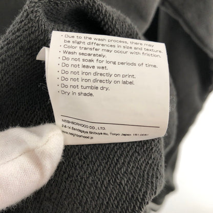 【中古品】【メンズ】 NEIGHBORHOOD 232FPNH-CSM04 COLLEGE SWEATSHIRT LS ネイバーフッド スウェット 142-260324-ts-01-otoh サイズ：XL カラー：ブラック 万代Net店