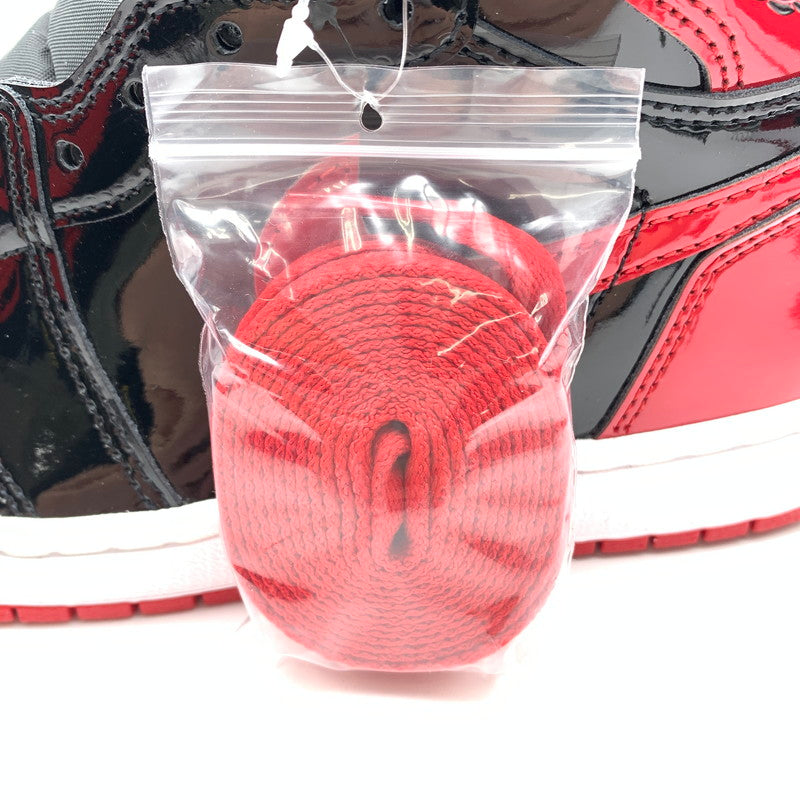 【中古美品】【メンズ】 NIKE ナイキ 555088-063 AIR JORDAN 1 HIGH OG PATENT BRED スニーカー 靴 160-600501-ts-04-otoh カラー：ブレッド 万代Net店