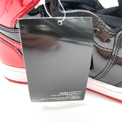 【中古美品】【メンズ】 NIKE ナイキ 555088-063 AIR JORDAN 1 HIGH OG PATENT BRED スニーカー 靴 160-600501-ts-04-otoh カラー：ブレッド 万代Net店
