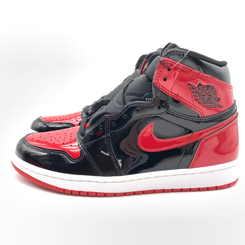 【中古美品】【メンズ】 NIKE ナイキ 555088-063 AIR JORDAN 1 HIGH OG PATENT BRED スニーカー 靴 160-600501-ts-04-otoh カラー：ブレッド 万代Net店