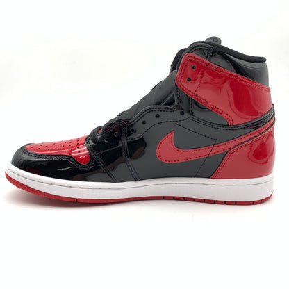 【中古美品】【メンズ】 NIKE ナイキ 555088-063 AIR JORDAN 1 HIGH OG PATENT BRED スニーカー 靴 160-600501-ts-04-otoh カラー：ブレッド 万代Net店