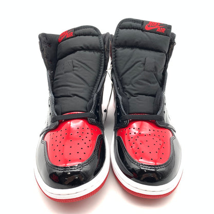 【中古美品】【メンズ】 NIKE ナイキ 555088-063 AIR JORDAN 1 HIGH OG PATENT BRED スニーカー 靴 160-600501-ts-04-otoh カラー：ブレッド 万代Net店