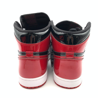 【中古美品】【メンズ】 NIKE ナイキ 555088-063 AIR JORDAN 1 HIGH OG PATENT BRED スニーカー 靴 160-600501-ts-04-otoh カラー：ブレッド 万代Net店