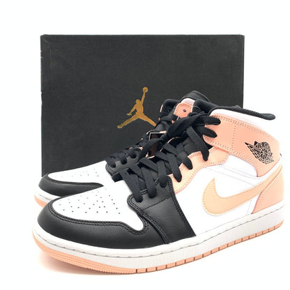 【中古美品】【メンズ】 NIKE ナイキ 554724-133 AIR JORDAN 1 MID "CRIMSON TINT" スニーカー 靴 160-260501-ts-02-otoh カラー：クリムゾンティント 万代Net店