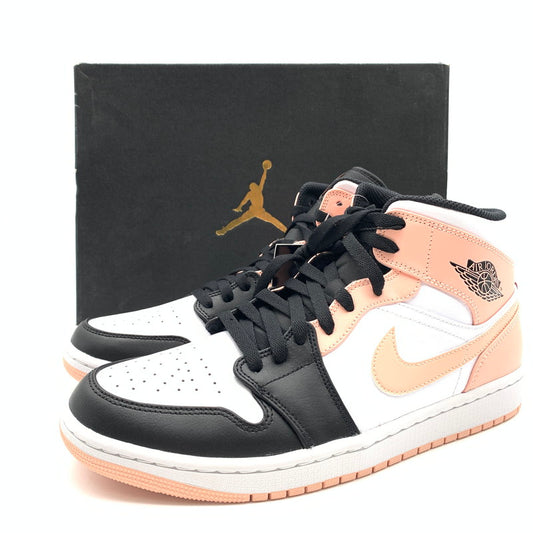 【中古美品】【メンズ】 NIKE ナイキ 554724-133 AIR JORDAN 1 MID "CRIMSON TINT" スニーカー 靴 160-260501-ts-02-otoh カラー：クリムゾンティント 万代Net店