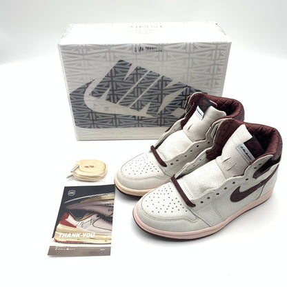 【中古美品】【メンズ】 NIKE×A MA MANIERE ナイキ ア・マ・マニエール DO7097-100 AIR JORDAN 1 RETRO HIGH スニーカー 靴 160-260623-st-07-otoh カラー：セイル/バーガンディクラッシュ-ディープバーガンディ 万代Net店