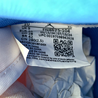 【中古美品】【メンズ】 NIKE ナイキ FN8675-104 ×AWAKE NY JORDAN AIR SHIP SP "GAME ROYAL" スニーカー 靴 160-260601-st-09-otoh カラー：セイル/ブラック/ゲームロイヤル/メタリックプラチナム 万代Net店