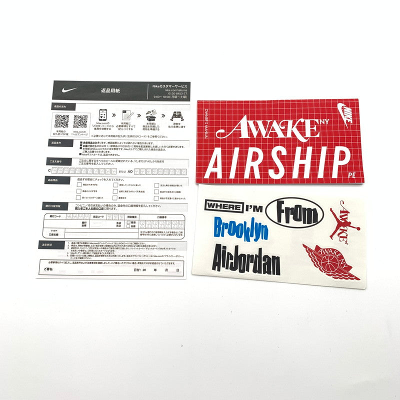 【中古美品】【メンズ】 NIKE ナイキ FN8675-104 ×AWAKE NY JORDAN AIR SHIP SP "GAME ROYAL" スニーカー 靴 160-260601-st-09-otoh カラー：セイル/ブラック/ゲームロイヤル/メタリックプラチナム 万代Net店