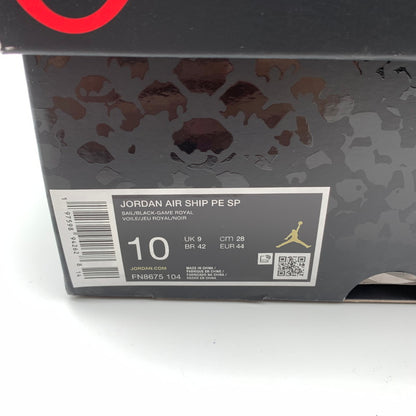 【中古美品】【メンズ】 NIKE ナイキ FN8675-104 ×AWAKE NY JORDAN AIR SHIP SP "GAME ROYAL" スニーカー 靴 160-260601-st-09-otoh カラー：セイル/ブラック/ゲームロイヤル/メタリックプラチナム 万代Net店