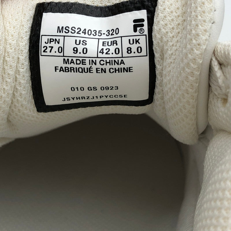 【中古品】【メンズ】 FILA MSS24035125 TENNIS 88 フィラ テニス 88 ビーシー スニーカー 靴 162-260708-sm-05-otoh カラー：イーグレット 万代Net店