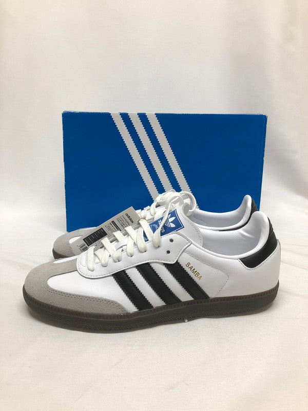 【中古美品】【メンズ】 ADIDAS アディダス B75806 SAMBA OG 161-250416-rn-26-oto サイズ：27.5 カラー：ホワイト　グレー　ブラック 万代Net店