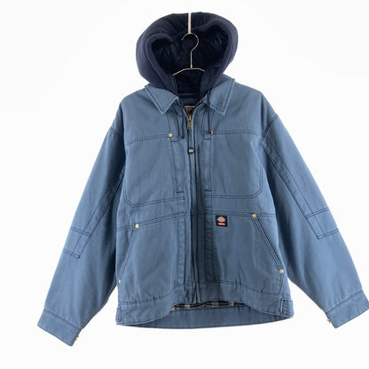 【中古美品】【メンズ】 Supreme×Dickies シュプリーム ディッキーズ Hooded WorkJacket''Royal'' ジャケット 149-260626-st-06-otoh サイズ：L カラー：ブルー系 万代Net店