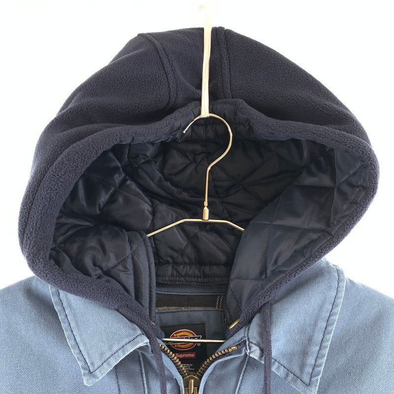 【中古美品】【メンズ】 Supreme×Dickies シュプリーム ディッキーズ Hooded WorkJacket''Royal'' ジャケット 149-260626-st-06-otoh サイズ：L カラー：ブルー系 万代Net店