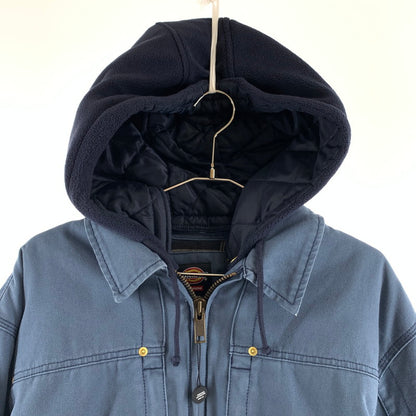 【中古美品】【メンズ】 Supreme×Dickies シュプリーム ディッキーズ Hooded WorkJacket''Royal'' ジャケット 149-260626-st-06-otoh サイズ：L カラー：ブルー系 万代Net店