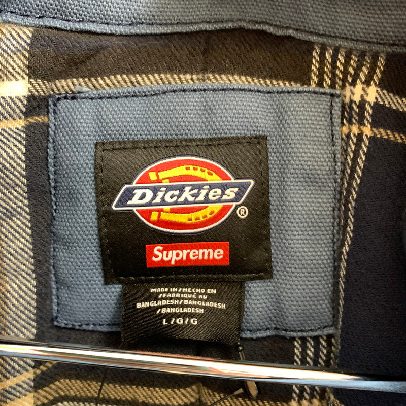 【中古美品】【メンズ】 Supreme×Dickies シュプリーム ディッキーズ Hooded WorkJacket''Royal'' ジャケット 149-260626-st-06-otoh サイズ：L カラー：ブルー系 万代Net店