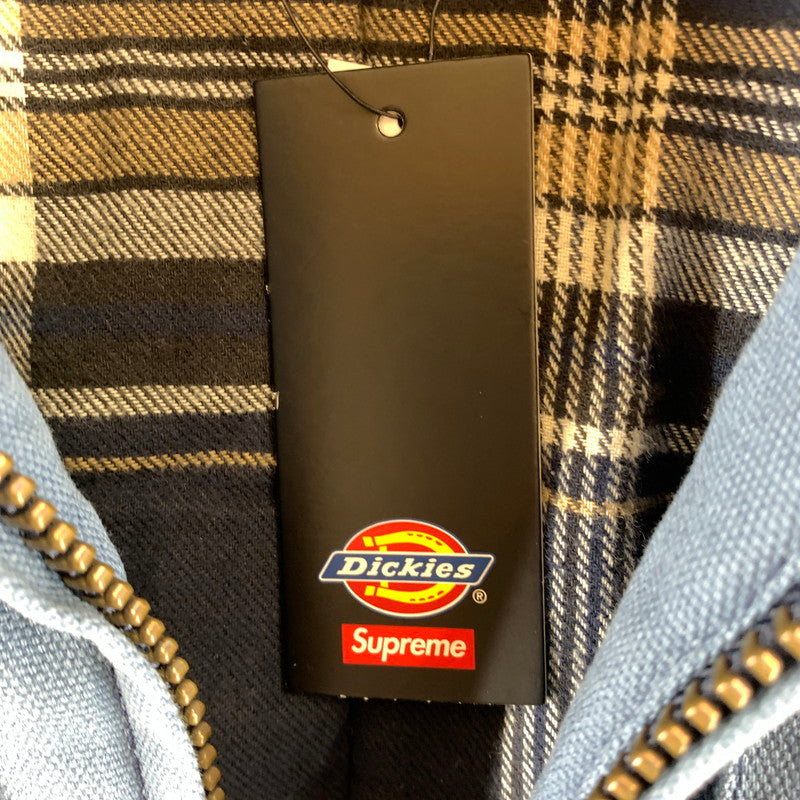 【中古美品】【メンズ】 Supreme×Dickies シュプリーム ディッキーズ Hooded WorkJacket''Royal'' ジャケット 149-260626-st-06-otoh サイズ：L カラー：ブルー系 万代Net店