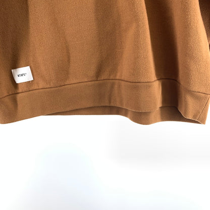【中古品】【メンズ】 WTAPS ダブルタップス クルーネック スウェット シャツ 147-260430-ts-10-otoh サイズ：X 02 カラー：ブラウン 万代Net店