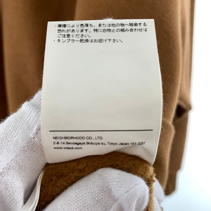 【中古品】【メンズ】 WTAPS ダブルタップス クルーネック スウェット シャツ 147-260430-ts-10-otoh サイズ：X 02 カラー：ブラウン 万代Net店