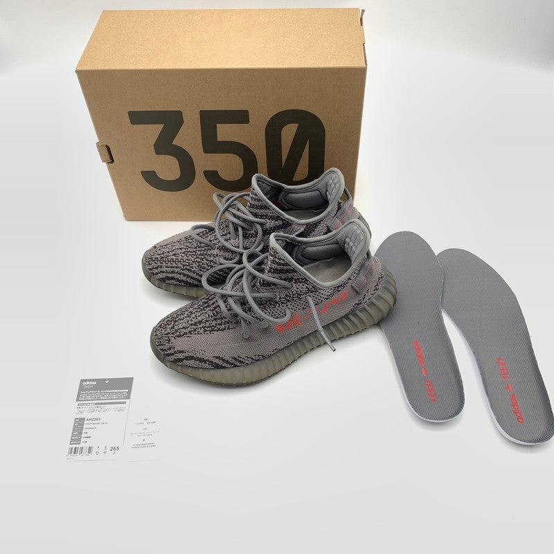 【中古美品】【メンズ】 ADIDAS アディダス AH2203 YEEZY BOOST 350 V2 "GREY BOLD ORANGE DGH SOLID GREY" スニーカー 靴 161-260628-st-04-otoh カラー：グレー/ボールドオレンジ/ダークグレーヘザーソリッドグレー 万代Net店