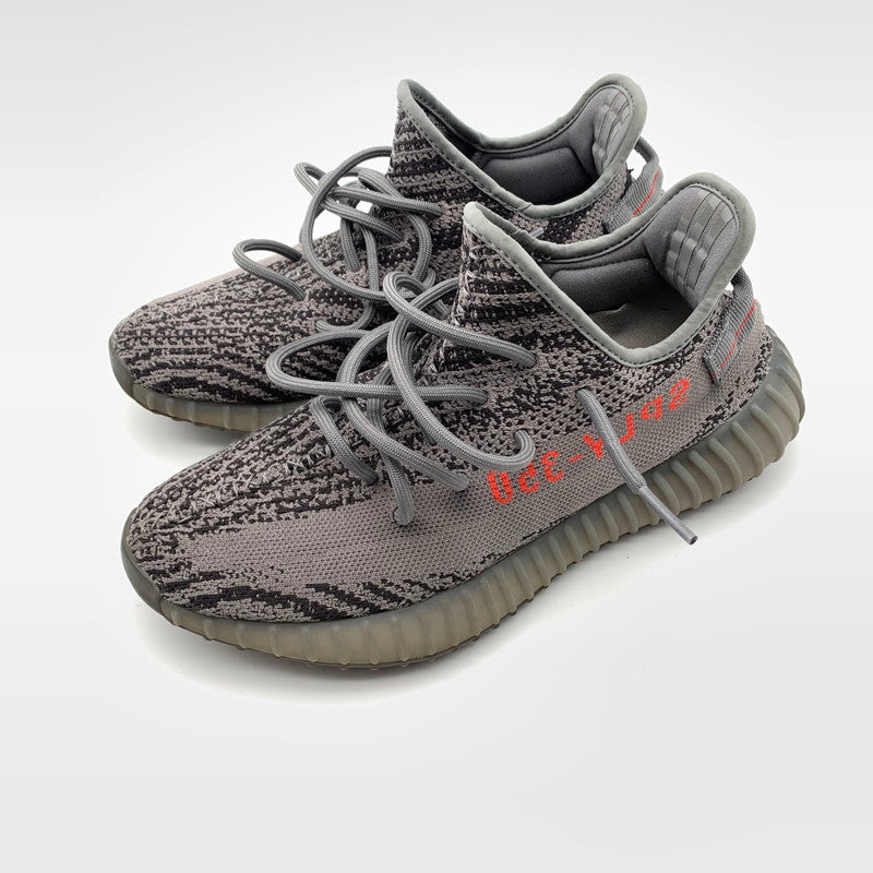 【中古美品】【メンズ】 ADIDAS アディダス AH2203 YEEZY BOOST 350 V2 "GREY BOLD ORANGE DGH SOLID GREY" スニーカー 靴 161-260628-st-04-otoh カラー：グレー/ボールドオレンジ/ダークグレーヘザーソリッドグレー 万代Net店
