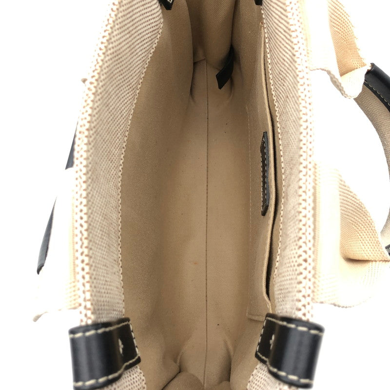 【中古品】【レディース】 CHLOE Woody クロエ ウッディ トートバッグ カバン 188-260626-sm-02-otoh カラー：ホワイト ブルー 万代Net店