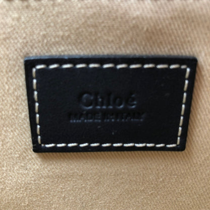 【中古品】【レディース】 CHLOE Woody クロエ ウッディ トートバッグ カバン 188-260626-sm-02-otoh カラー：ホワイト ブルー 万代Net店