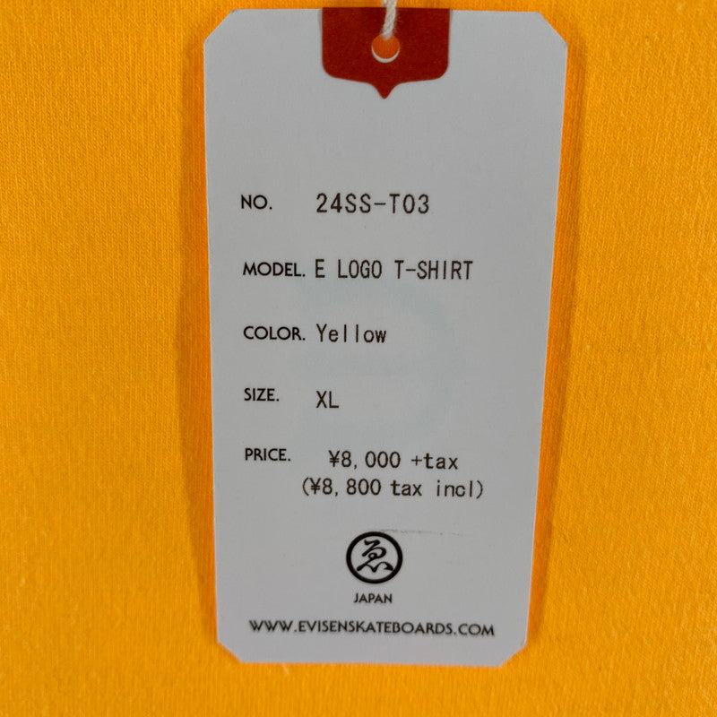 【中古美品】【メンズ】 Evisen skateboards エビセンスケートボード E LOGO T-SHIRT 24SS-T03 147-260506-sy-06-otoh サイズ：XL カラー：オレンジ系 万代Net店